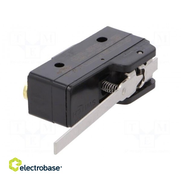 Microswitch SNAP ACTION | precise operation,with lever | SPDT image 1