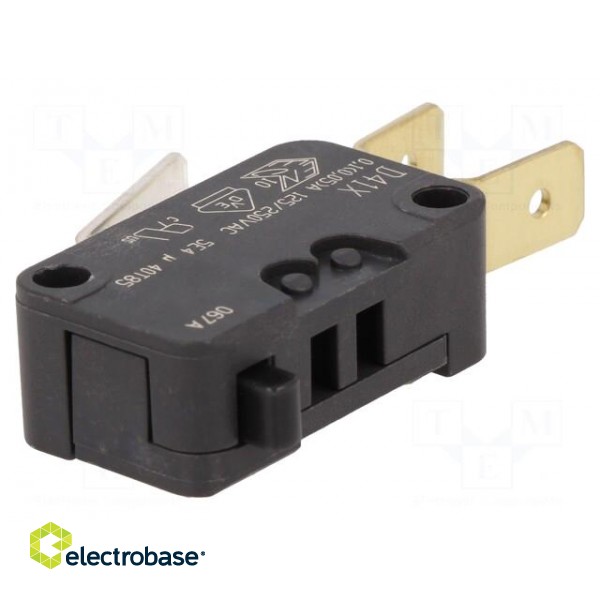 Microswitch SNAP ACTION | SPDT | 0.1A/250VAC | 0.05A/250VDC | Pos: 2 image 1