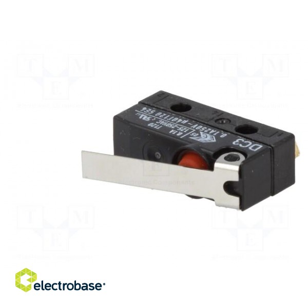 Microswitch SNAP ACTION | 0.1A/250VAC | with lever | SPDT | ON-(ON) image 4