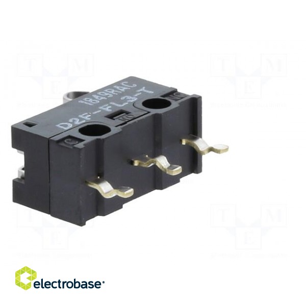 Microswitch SNAP ACTION | 0.5A/30VDC | SPDT | Rcont max: 50mΩ | Pos: 2 image 6