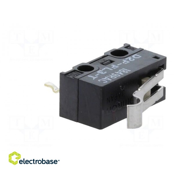 Microswitch SNAP ACTION | 0.5A/30VDC | SPDT | Rcont max: 50mΩ | Pos: 2 image 2