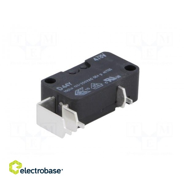 Microswitch SNAP ACTION | 10A/250VAC | without lever | SPDT | Pos: 2 image 6