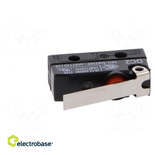 Microswitch SNAP ACTION | SPDT | 10A/250VAC | ON-(ON) | Pos: 2 | IP67 image 3