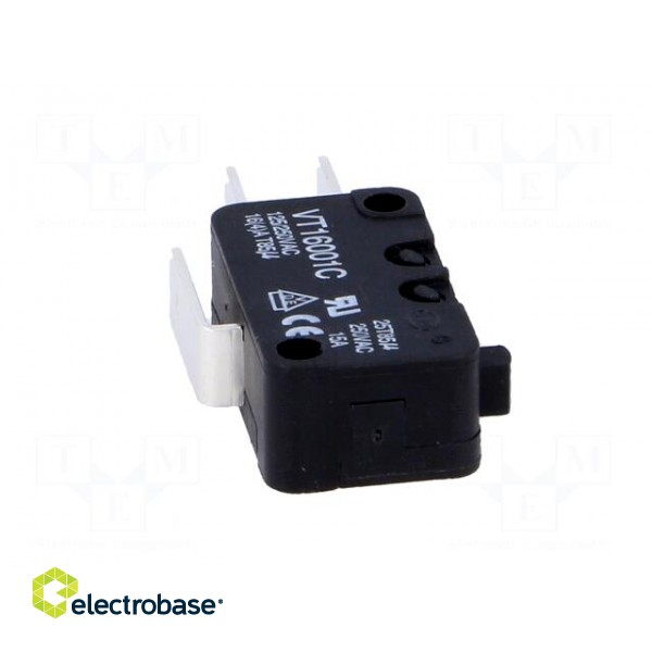 Microswitch SNAP ACTION | SPDT | 14A/250VAC | Rcont max: 15mΩ | Pos: 2 image 9