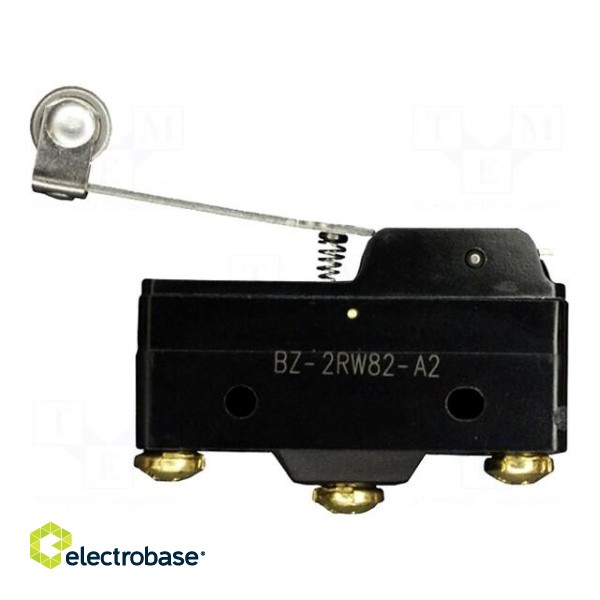 Microswitch SNAP ACTION | 15A/250VAC | with lever (with roller)