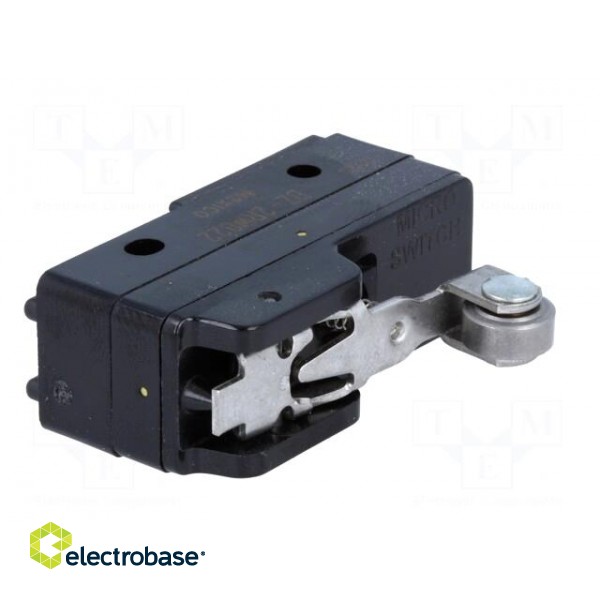 Microswitch SNAP ACTION | 15A/250VAC | with lever (with roller) image 2