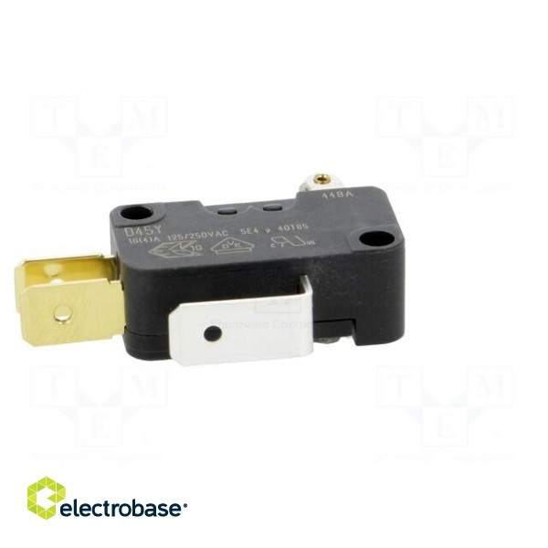 Microswitch SNAP ACTION | SPDT | 16A/250VAC | 4A/250VDC | ON-(ON) фото 3