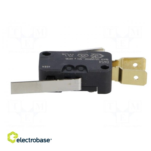 Microswitch SNAP ACTION | SPDT | 16A/250VAC | 4A/250VDC | ON-(ON) image 3