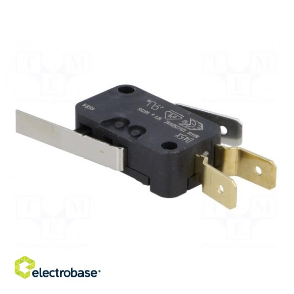 Microswitch SNAP ACTION | 16A/250VAC | with lever | SPDT | ON-(ON) image 4