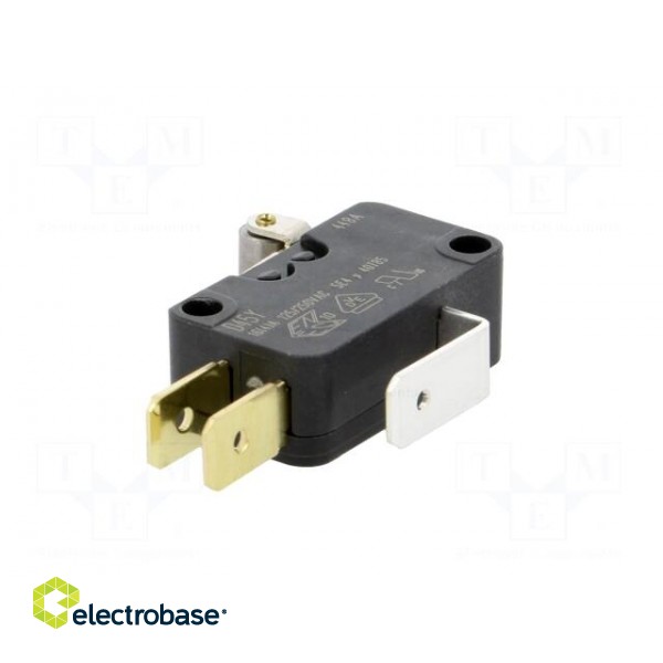 Microswitch SNAP ACTION | SPDT | 16A/250VAC | 4A/250VDC | ON-(ON) фото 6