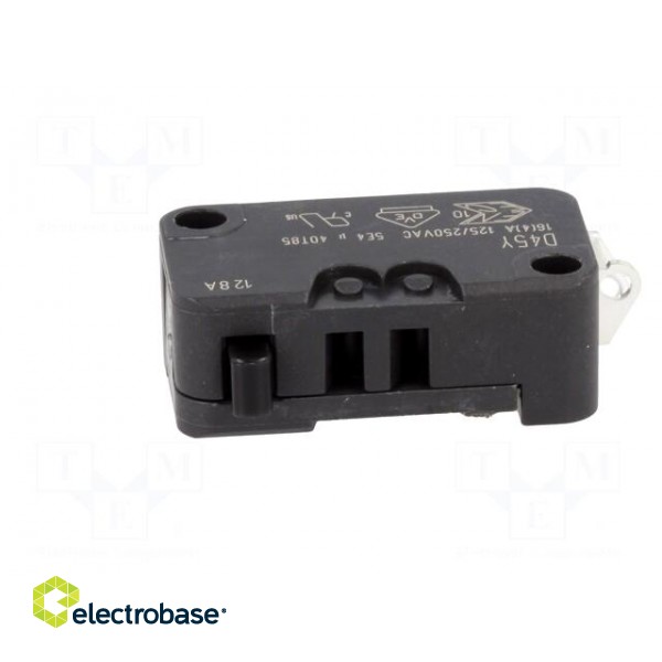 Microswitch SNAP ACTION | SPDT | 16A/250VAC | 4A/250VDC | ON-(ON) image 3