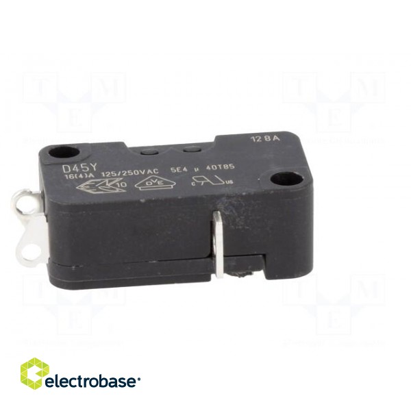 Microswitch SNAP ACTION | SPDT | 16A/250VAC | 4A/250VDC | ON-(ON) image 7