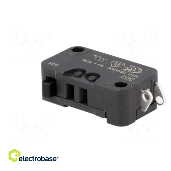Microswitch SNAP ACTION | SPDT | 16A/250VAC | 4A/250VDC | ON-(ON) image 4