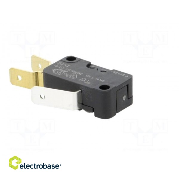 Microswitch SNAP ACTION | SPDT | 16A/250VAC | 4A/250VDC | ON-(ON) фото 8