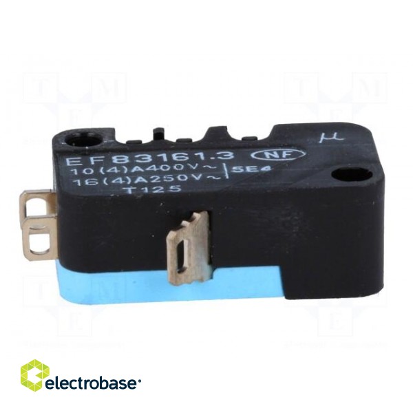 Microswitch SNAP ACTION | SPDT | 16A/250VAC | ON-(ON) | Pos: 2 | IP40 image 7