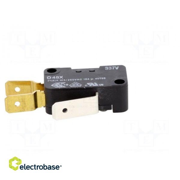 Microswitch SNAP ACTION | SPDT | 21A/250VAC | 8A/250VDC | ON-(ON) image 7