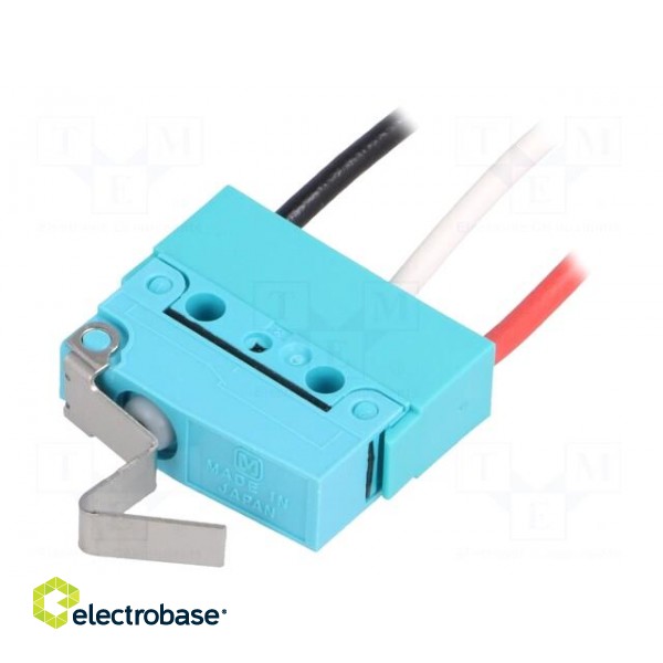 Microswitch SNAP ACTION | SPDT | 2A/250VAC | 2A/30VDC | ON-(ON) | IP67