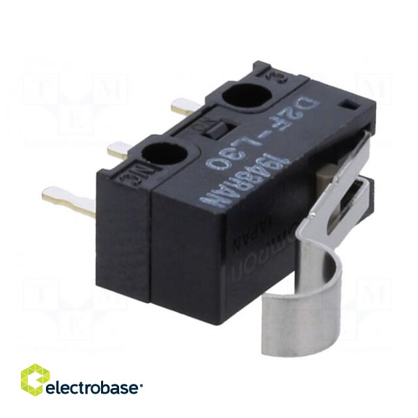 Microswitch SNAP ACTION | 2A/30VDC | SPDT | Rcont max: 50mΩ | Pos: 2 image 1