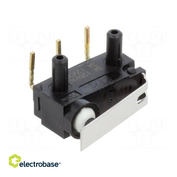 Microswitch SNAP ACTION | 3A/125VAC | 3A/12VDC | SPDT | ON-(ON) | 1.3N