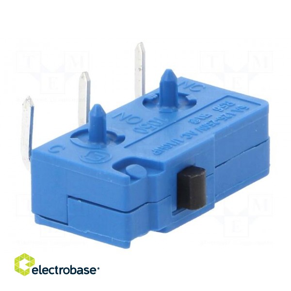 Microswitch SNAP ACTION | SPDT | 5A/250VAC | Rcont max: 100mΩ | Pos: 2 image 1