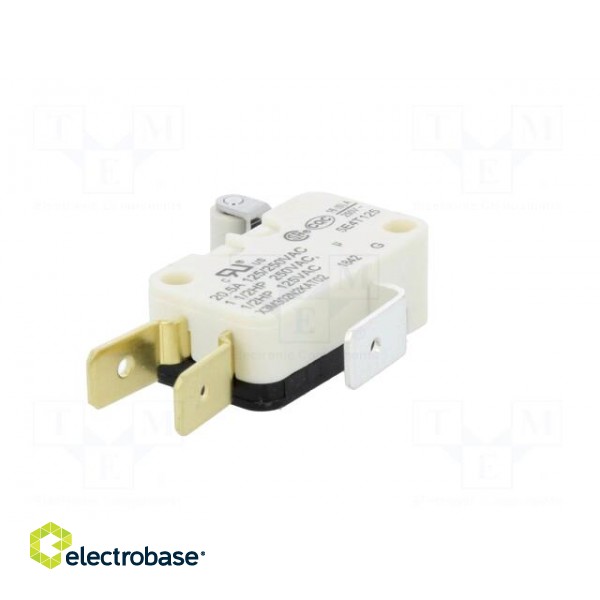 Microswitch SNAP ACTION | SPDT | 6A/250VAC | ON-(ON) | Pos: 2 image 6