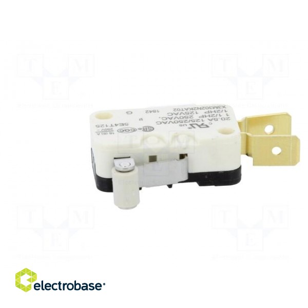 Microswitch SNAP ACTION | SPDT | 6A/250VAC | ON-(ON) | Pos: 2 image 3