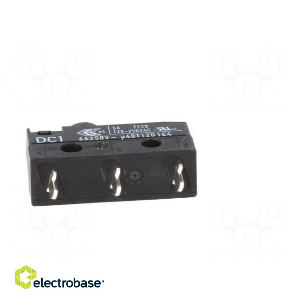 Microswitch SNAP ACTION | SPDT | 6A/250VAC | ON-(ON) | Pos: 2 | IP67 image 7