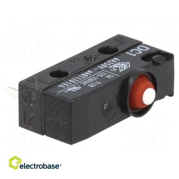 Microswitch SNAP ACTION | SPDT | 6A/250VAC | ON-(ON) | Pos: 2 | IP67 image 1