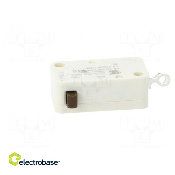 Microswitch SNAP ACTION | SPST NC + NO | 4A/250VAC | Pos: 2 | 0.6N image 3