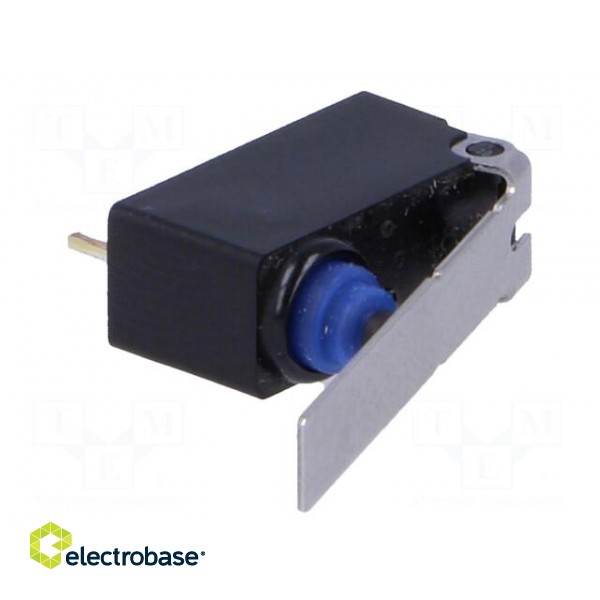 Microswitch SNAP ACTION | 0.1A/125VAC | 2A/12VDC | with lever | SPDT image 1