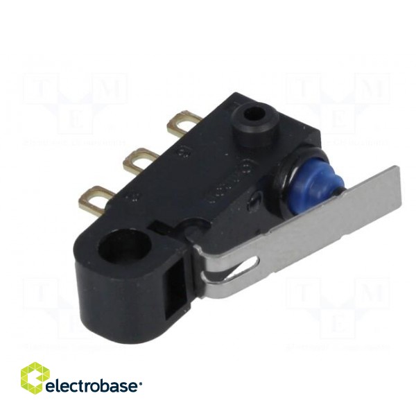 Microswitch SNAP ACTION | 0.1A/125VAC | 2A/12VDC | with lever | SPDT image 2