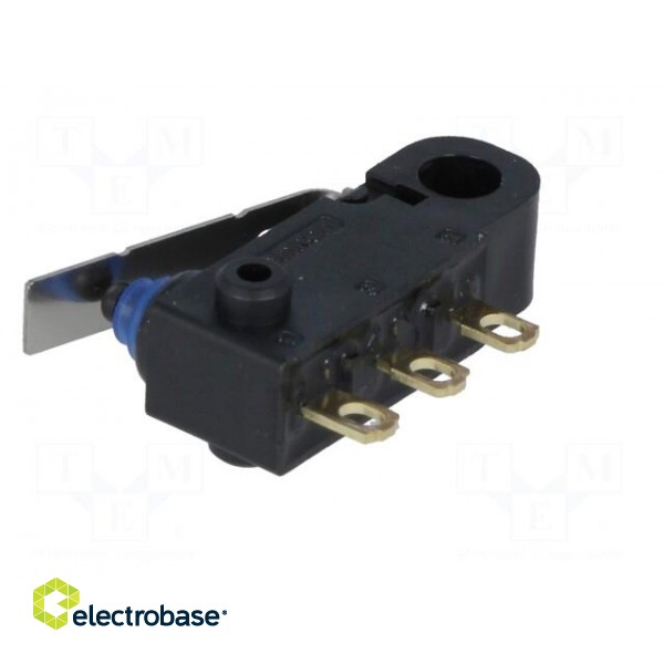 Microswitch SNAP ACTION | 0.1A/125VAC | 2A/12VDC | with lever | SPDT paveikslėlis 6