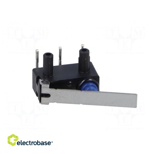 Microswitch SNAP ACTION | 0.1A/125VAC | 2A/12VDC | with lever | SPDT image 3
