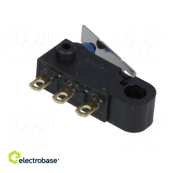 Microswitch SNAP ACTION | 0.1A/125VAC | 2A/12VDC | with lever | SPDT paveikslėlis 8