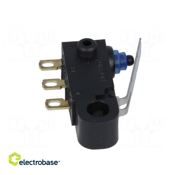 Microswitch SNAP ACTION | 0.1A/125VAC | 2A/12VDC | with lever | SPDT paveikslėlis 9
