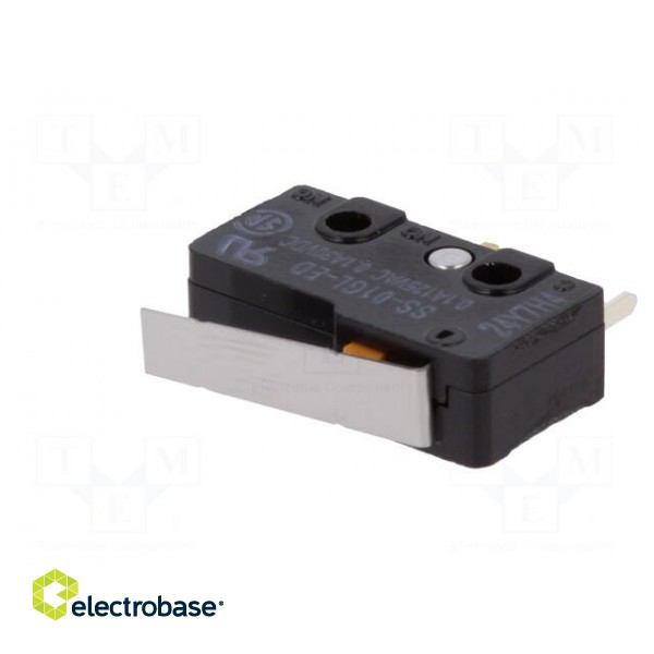 Microswitch SNAP ACTION | 0.1A/125VAC | 0.1A/30VDC | with lever image 4