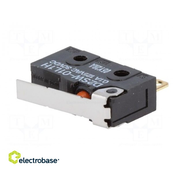 Microswitch SNAP ACTION | with lever | SPDT | 0.1A/125VAC | ON-(ON) фото 4
