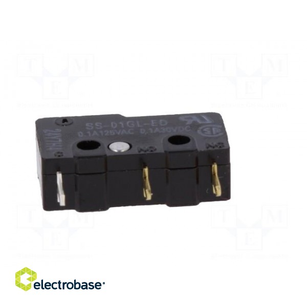 Microswitch SNAP ACTION | 0.1A/125VAC | 0.1A/30VDC | with lever image 7