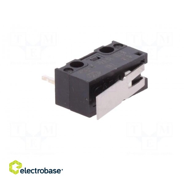 Microswitch SNAP ACTION | 0.1A/125VAC | with lever | SPDT | ON-(ON) image 2
