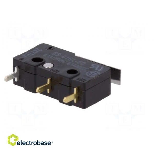 Microswitch SNAP ACTION | with lever | SPDT | 0.1A/125VAC | ON-(ON) фото 8