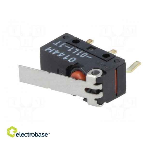 Microswitch SNAP ACTION | with lever | SPDT | 0.1A/125VAC | ON-(ON) image 4