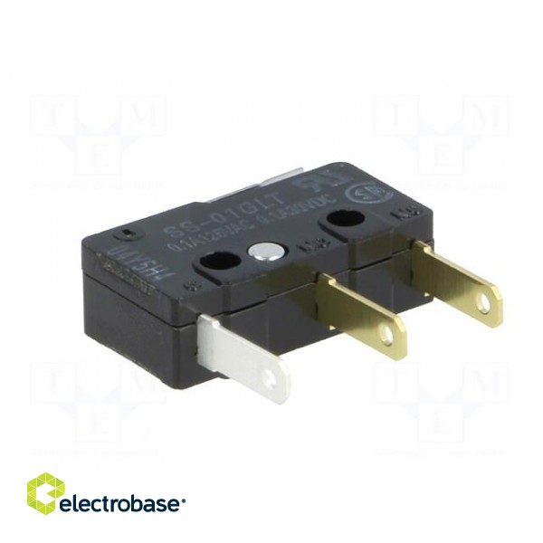 Microswitch SNAP ACTION | 0.1A/125VAC | 0.1A/30VDC | with lever image 6