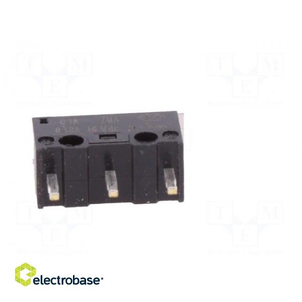 Microswitch SNAP ACTION | with lever | SPDT | 0.1A/125VAC | ON-(ON) фото 7
