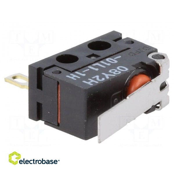 Microswitch SNAP ACTION | with lever | SPDT | 0.1A/125VAC | ON-(ON) image 1