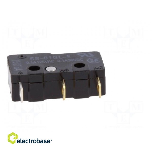 Microswitch SNAP ACTION | with lever | SPDT | 0.1A/125VAC | ON-(ON) image 7