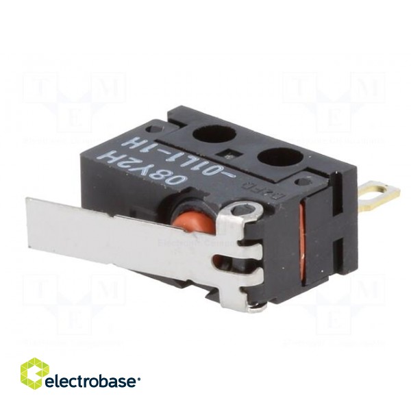 Microswitch SNAP ACTION | with lever | SPDT | 0.1A/125VAC | ON-(ON) image 4