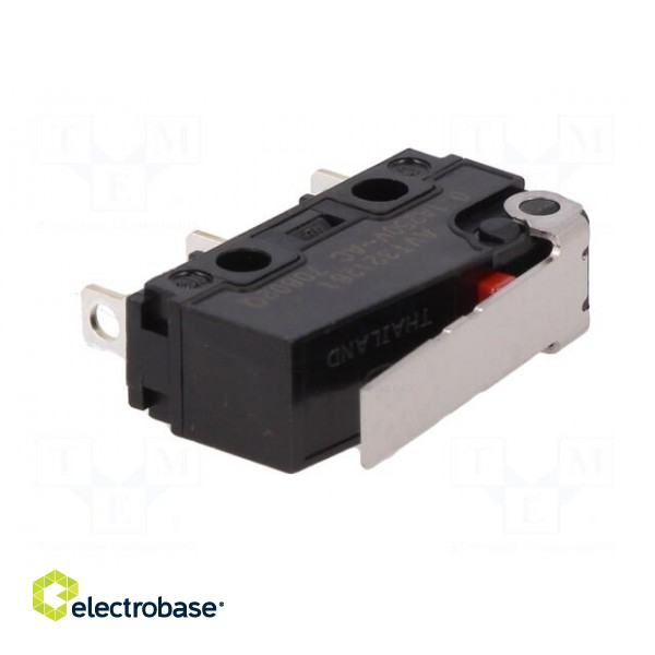 Microswitch SNAP ACTION | with lever | SPDT | 0.1A/250VAC | ON-(ON) image 2