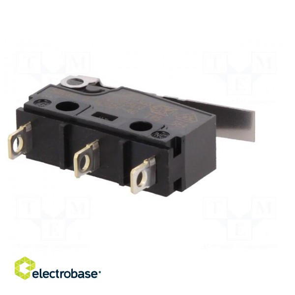 Microswitch SNAP ACTION | 0.1A/250VAC | 0.1A/30VDC | with lever image 8