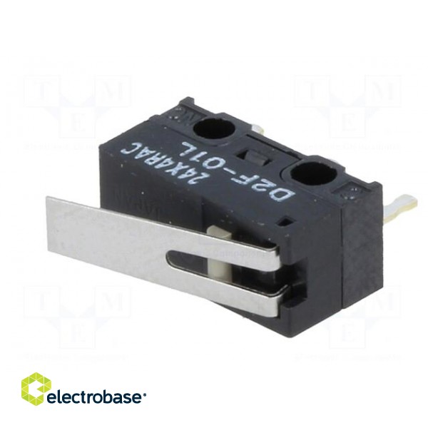 Microswitch SNAP ACTION | 3A/125VAC | 0.1A/30VDC | with lever | SPDT image 4