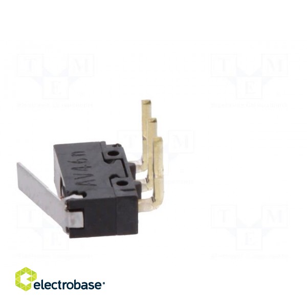 Microswitch SNAP ACTION | 0.1A/30VDC | with lever | SPDT | ON-(ON) image 7